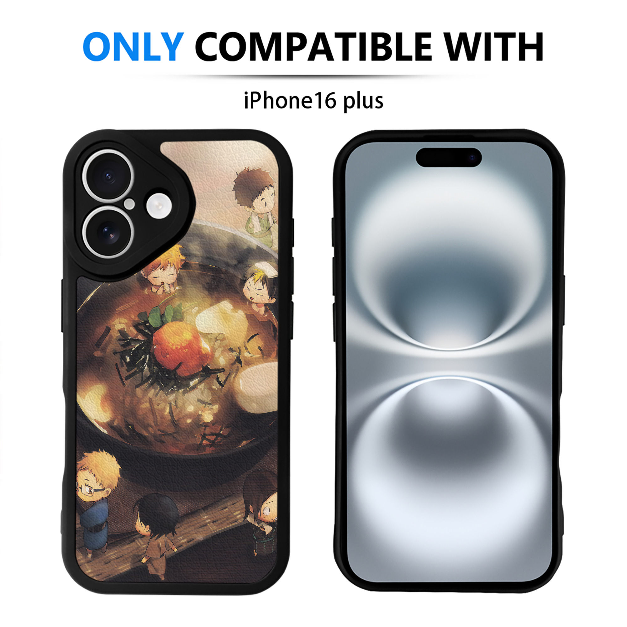 （画像用） ハイキュー!! Haikyu!! 【iPhone 16シリーズ対応】シリコンスマホケース（レザー調） 材質：シリコン
